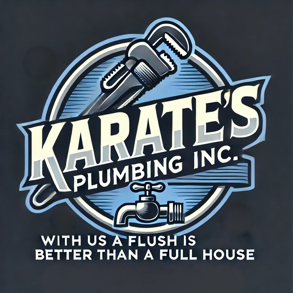 Karate's Plumbing Logo